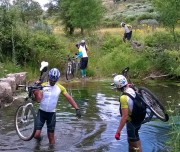 Crossing the river