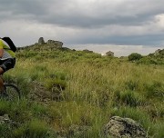 riding on the rocks